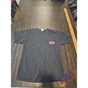 Cut Tag Men Full Moon Saloon Bike Daytona Beach T-Shirt Biketober Wolf Size L